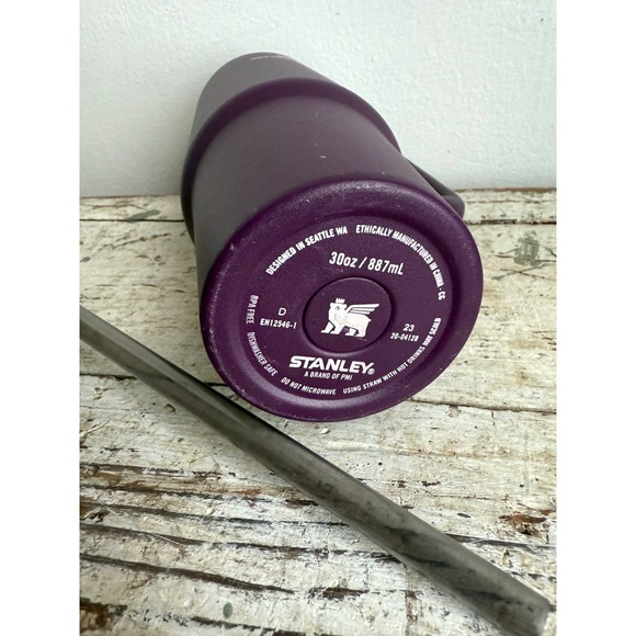 Stanley FlowState Quencher H2.0 Tumbler Plum Dark Purple 30 oz - Picture 5 of 5